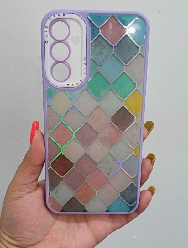 TPU MOD515 GLOSSY ART - SAM A54 - ONLY - PURPLE